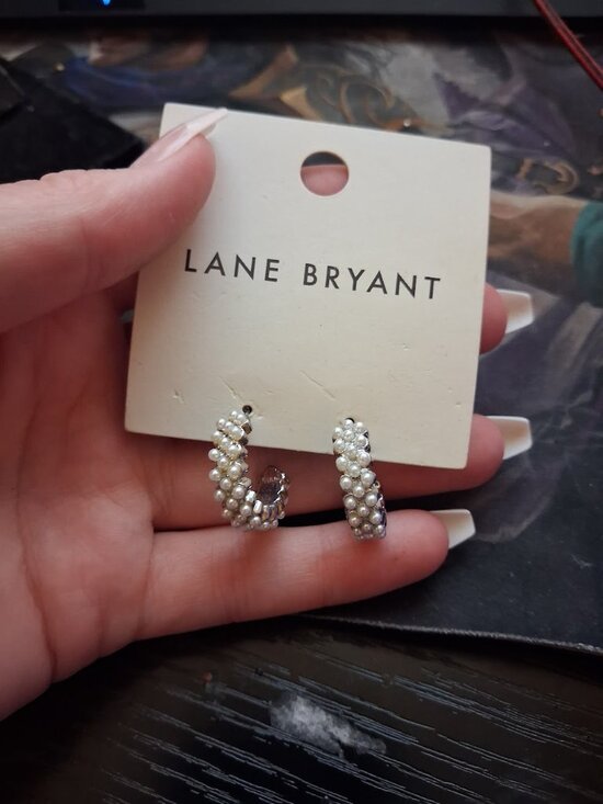 Lane Bryant Jewelry - Lane Bryant hoop earrings